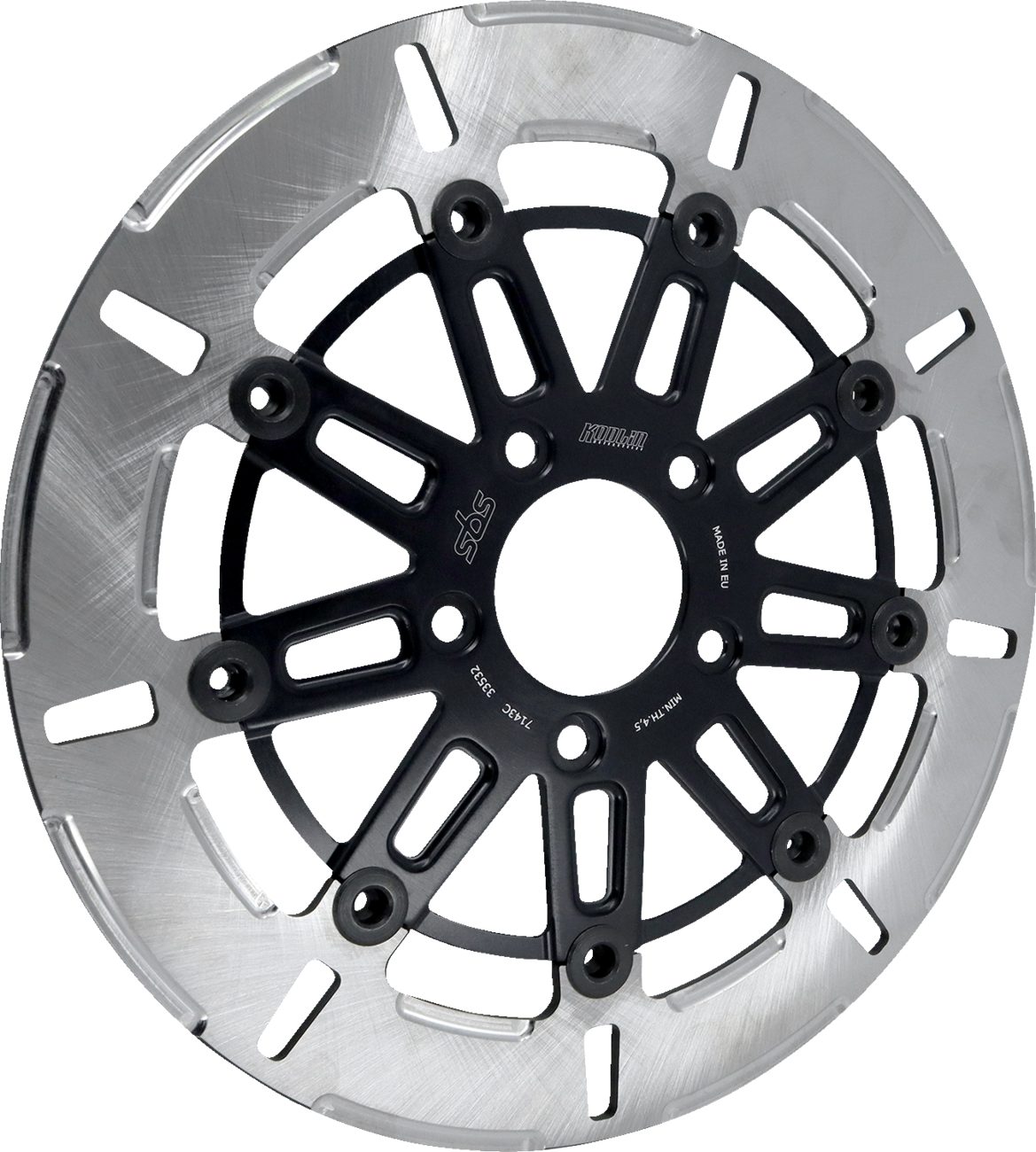 SBS Design "C" Straight 9-Spoke Brake Rotor 7143C — image 2