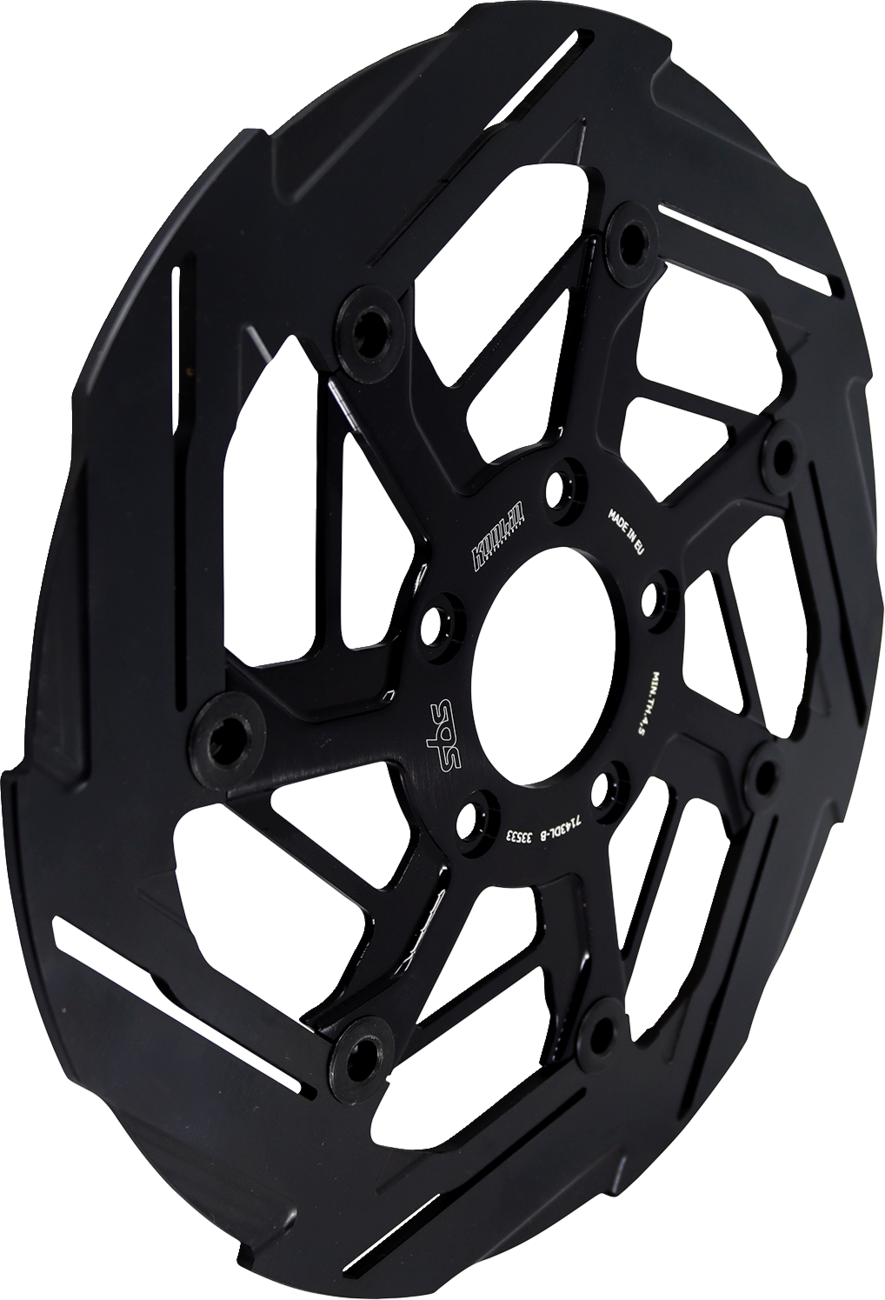 SBS Design "D" Slash 7-Spoke Brake Rotor 7143DL-B — image 2