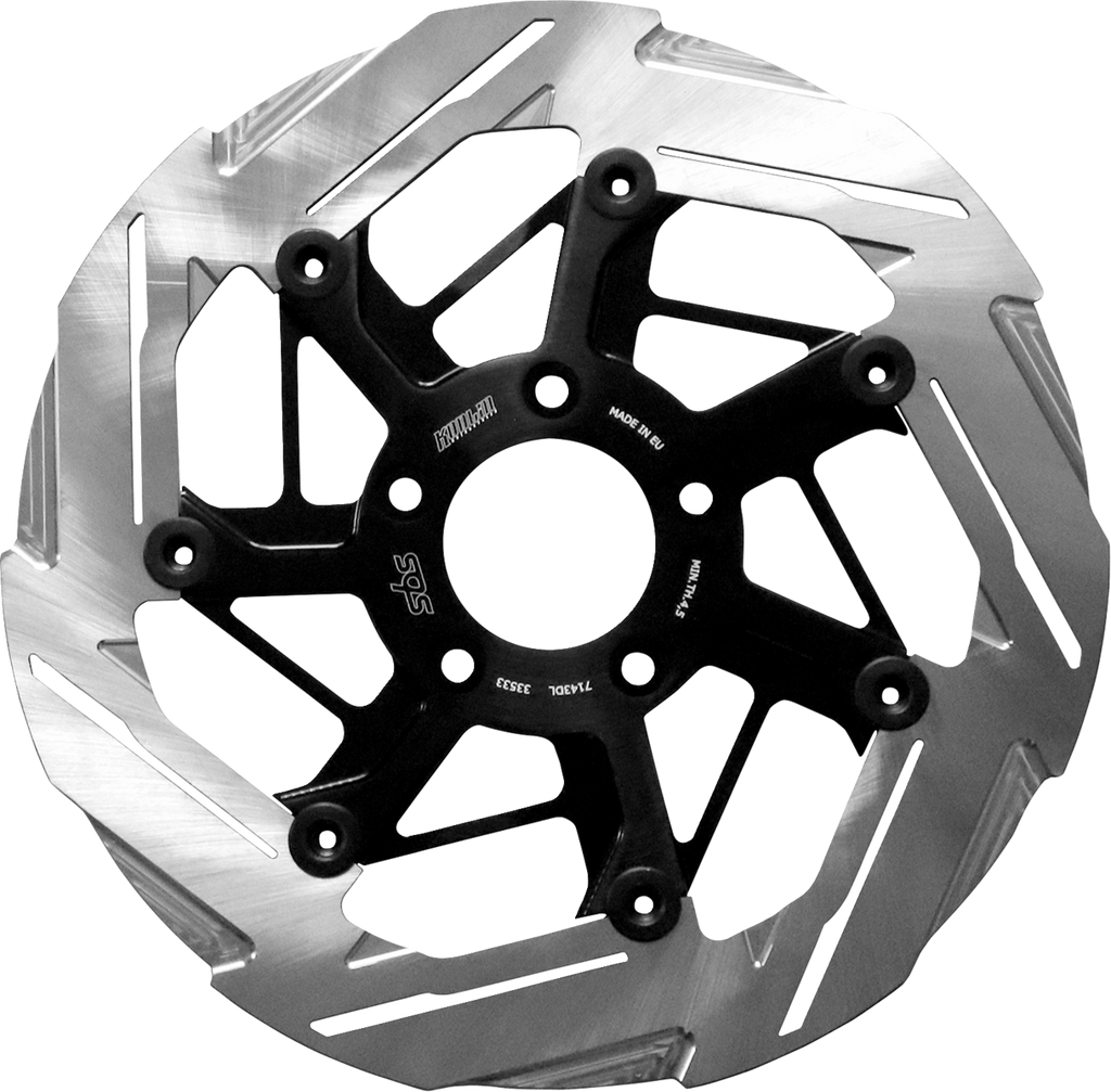 SBS Design "D" Slash 7-Spoke Brake Rotor 7143DL — image 1
