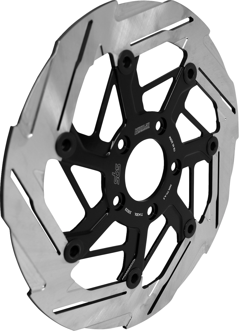 SBS Design "D" Slash 7-Spoke Brake Rotor 7143DL — image 2