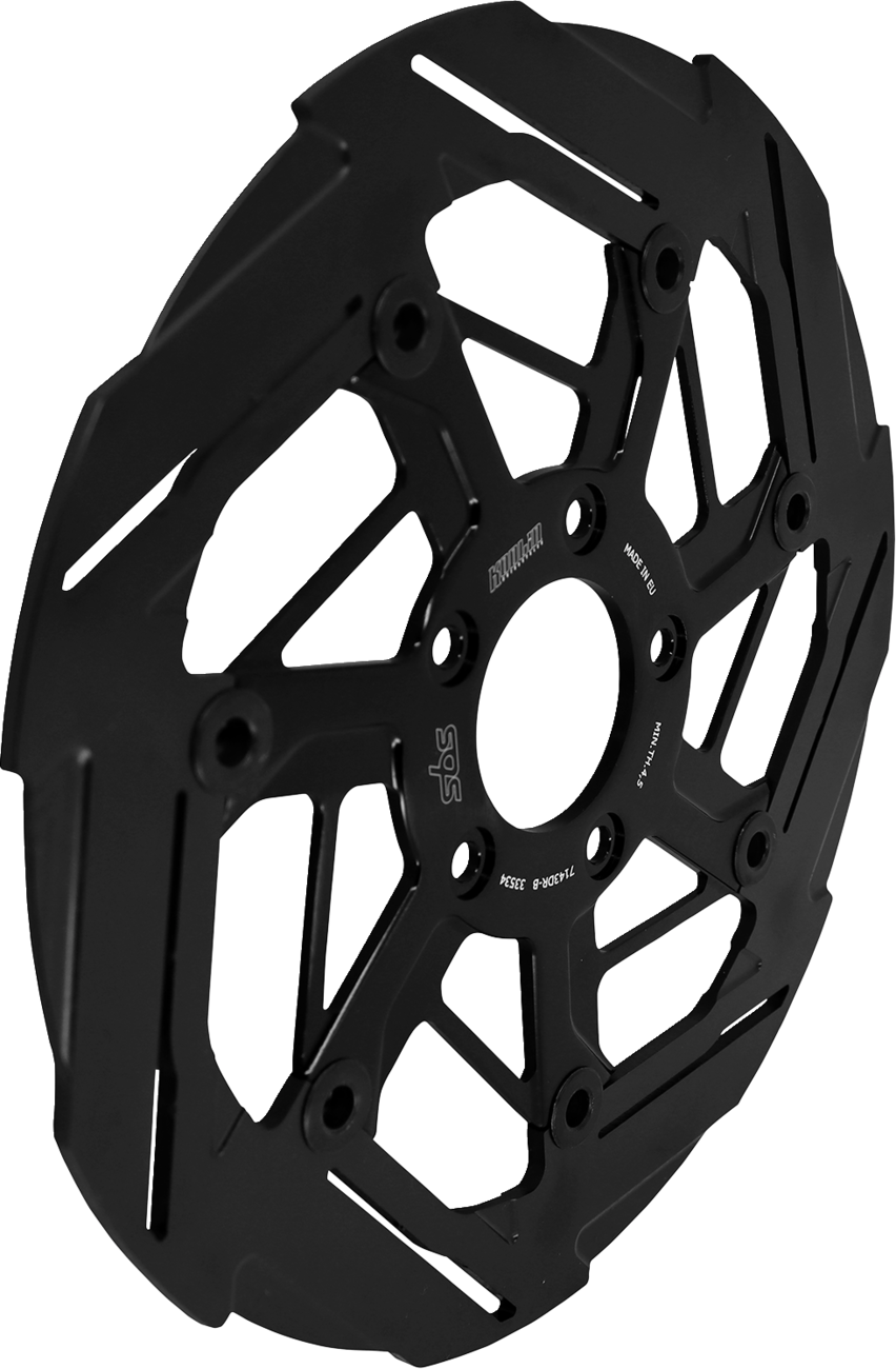 SBS Design "D" Slash 7-Spoke Brake Rotor 7143DR-B — image 2