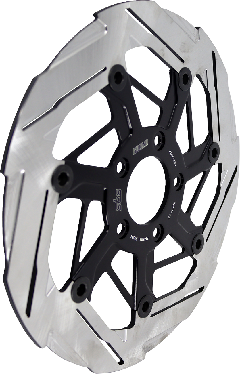 SBS Design "D" Slash 7-Spoke Brake Rotor 7143DR — image 2