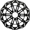 SBS Design "D" 10-Spoke Floating Brake Rotor 7143E-B — image 1