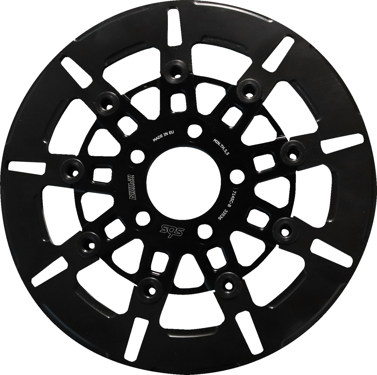 SBS Design "C" Straight 9-Spoke Brake Rotor 7145C-B — image 1