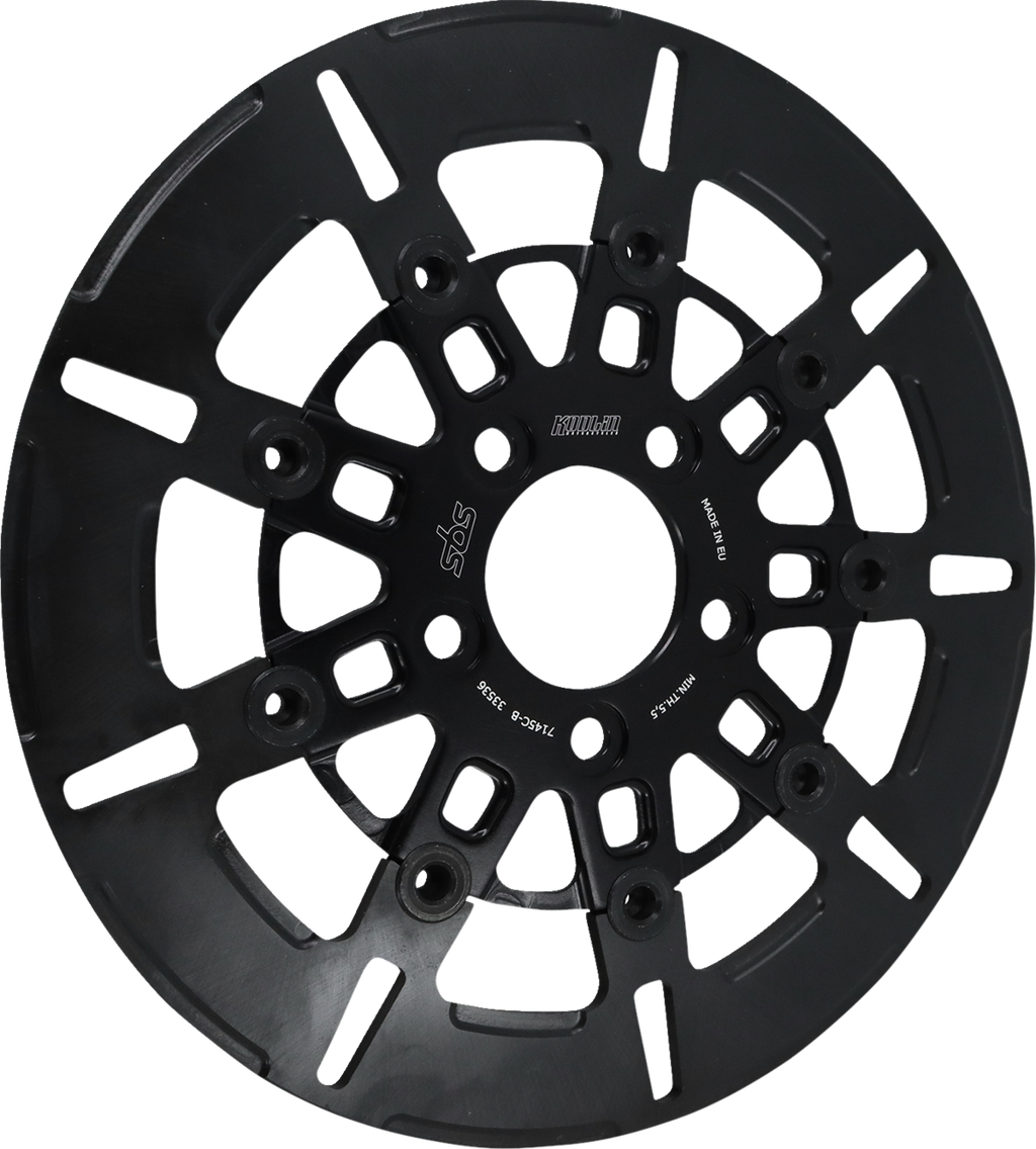 SBS Design "C" Straight 9-Spoke Brake Rotor 7145C-B — image 2