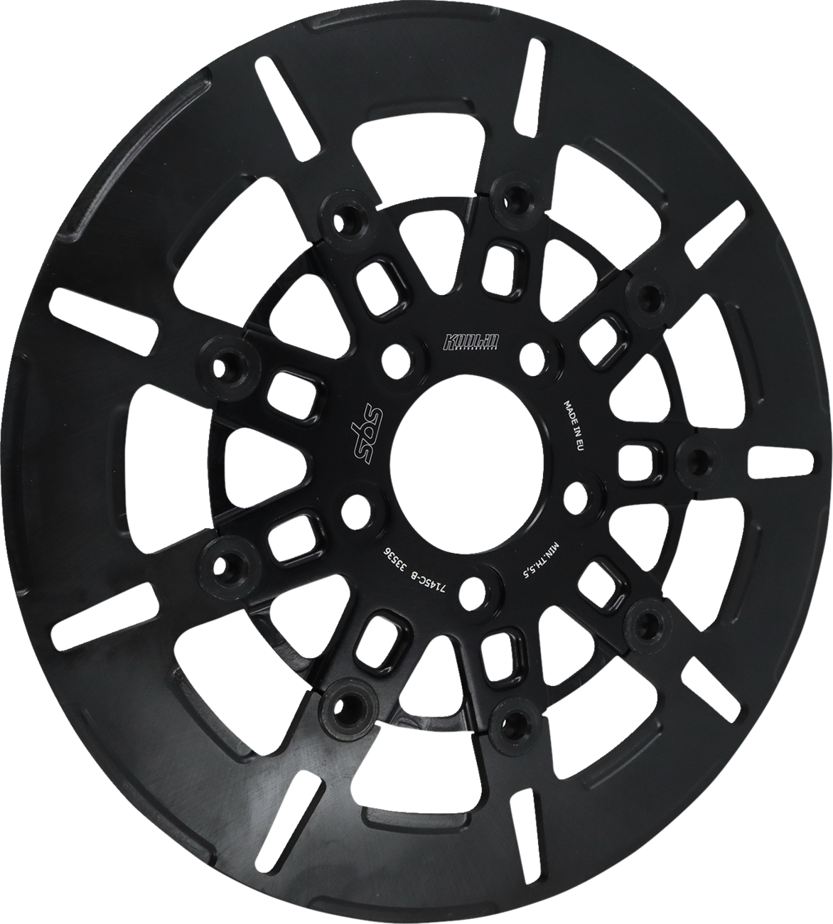 SBS Design "C" Straight 9-Spoke Brake Rotor 7145C-B — image 2