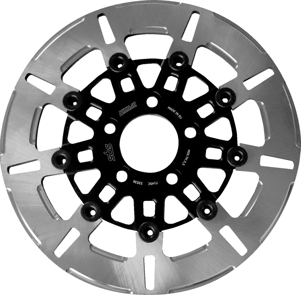 SBS Design "C" Straight 9-Spoke Brake Rotor 7145C — image 1