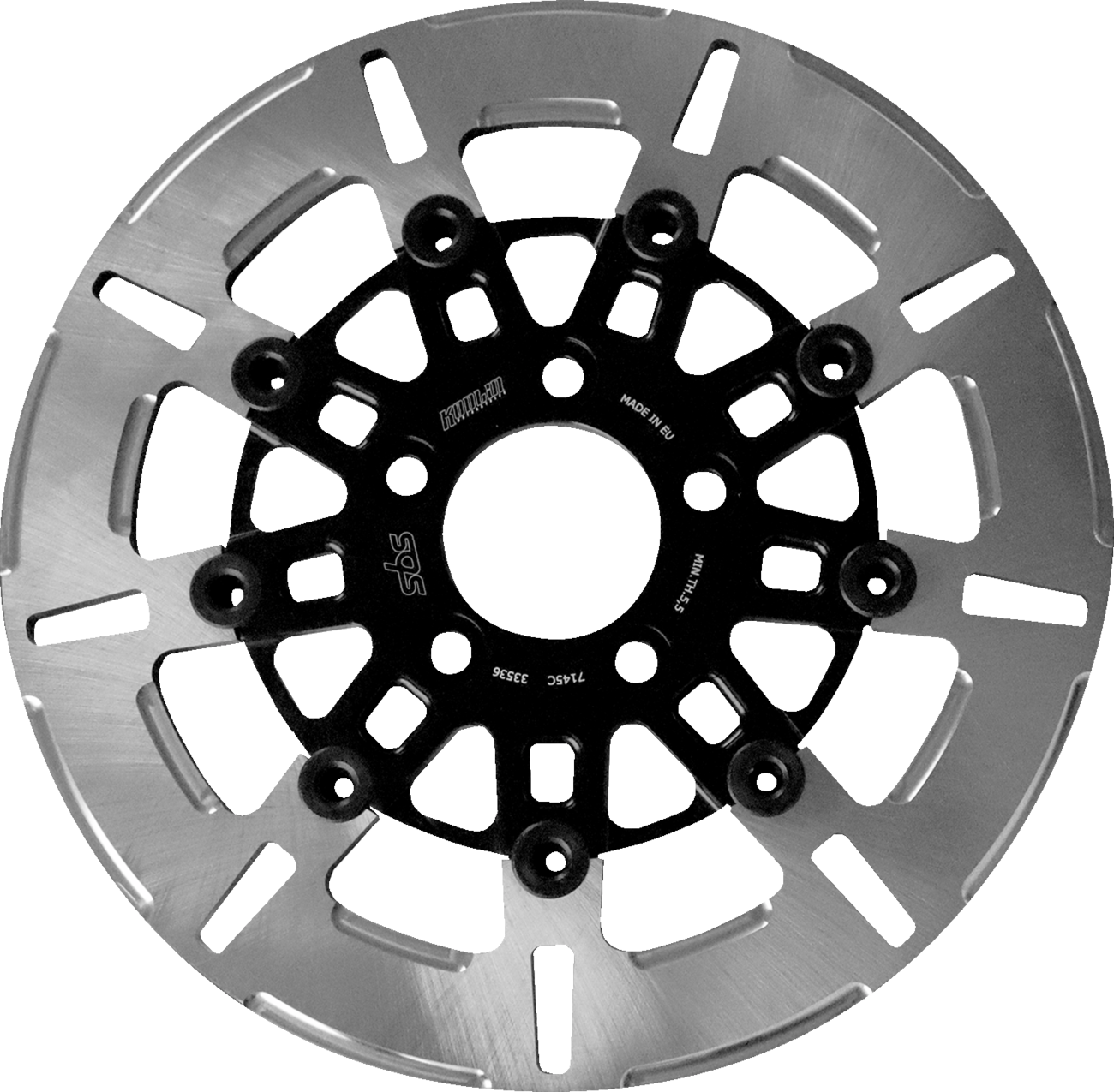 SBS Design "C" Straight 9-Spoke Brake Rotor 7145C — image 1