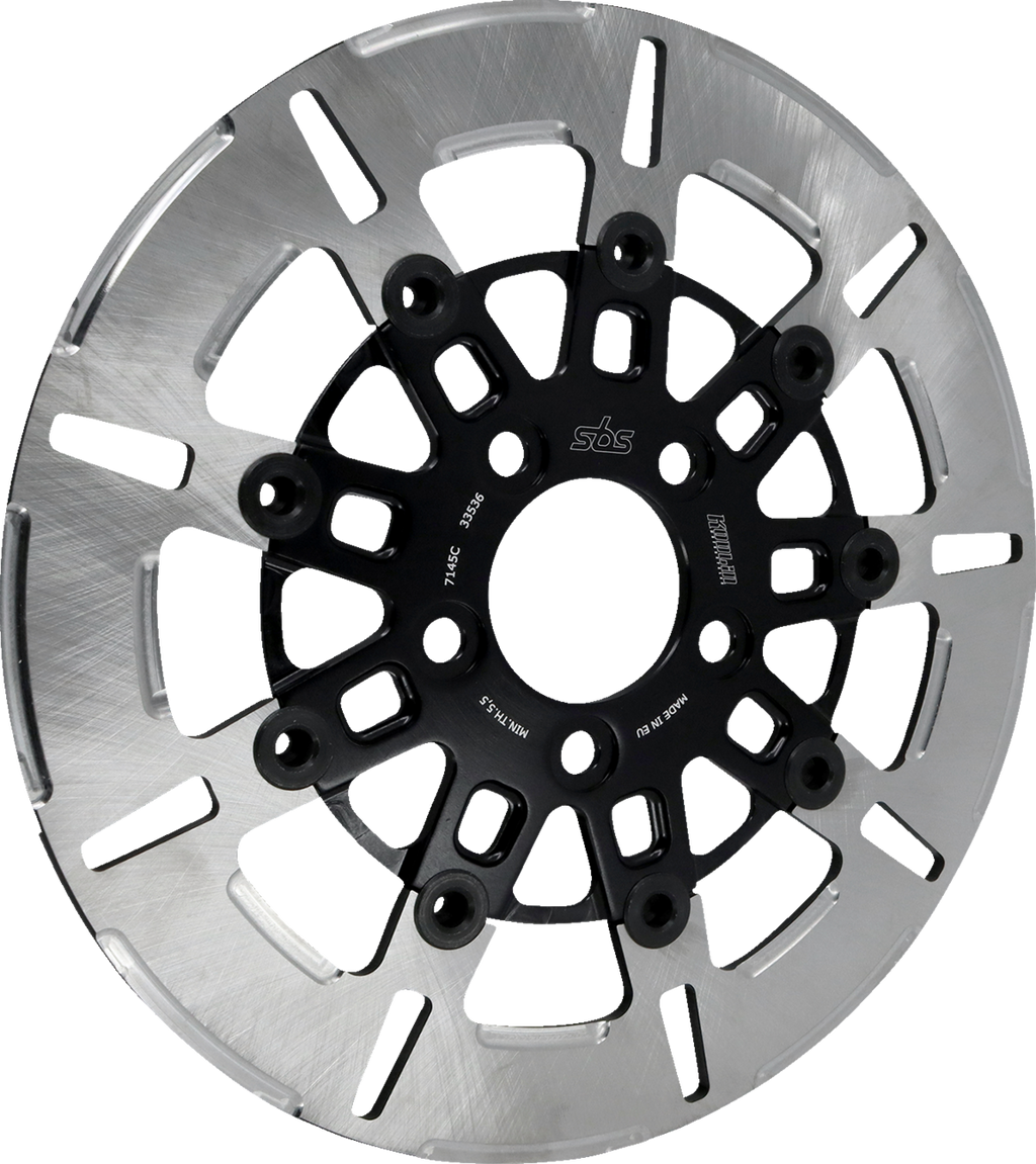 SBS Design "C" Straight 9-Spoke Brake Rotor 7145C — image 2