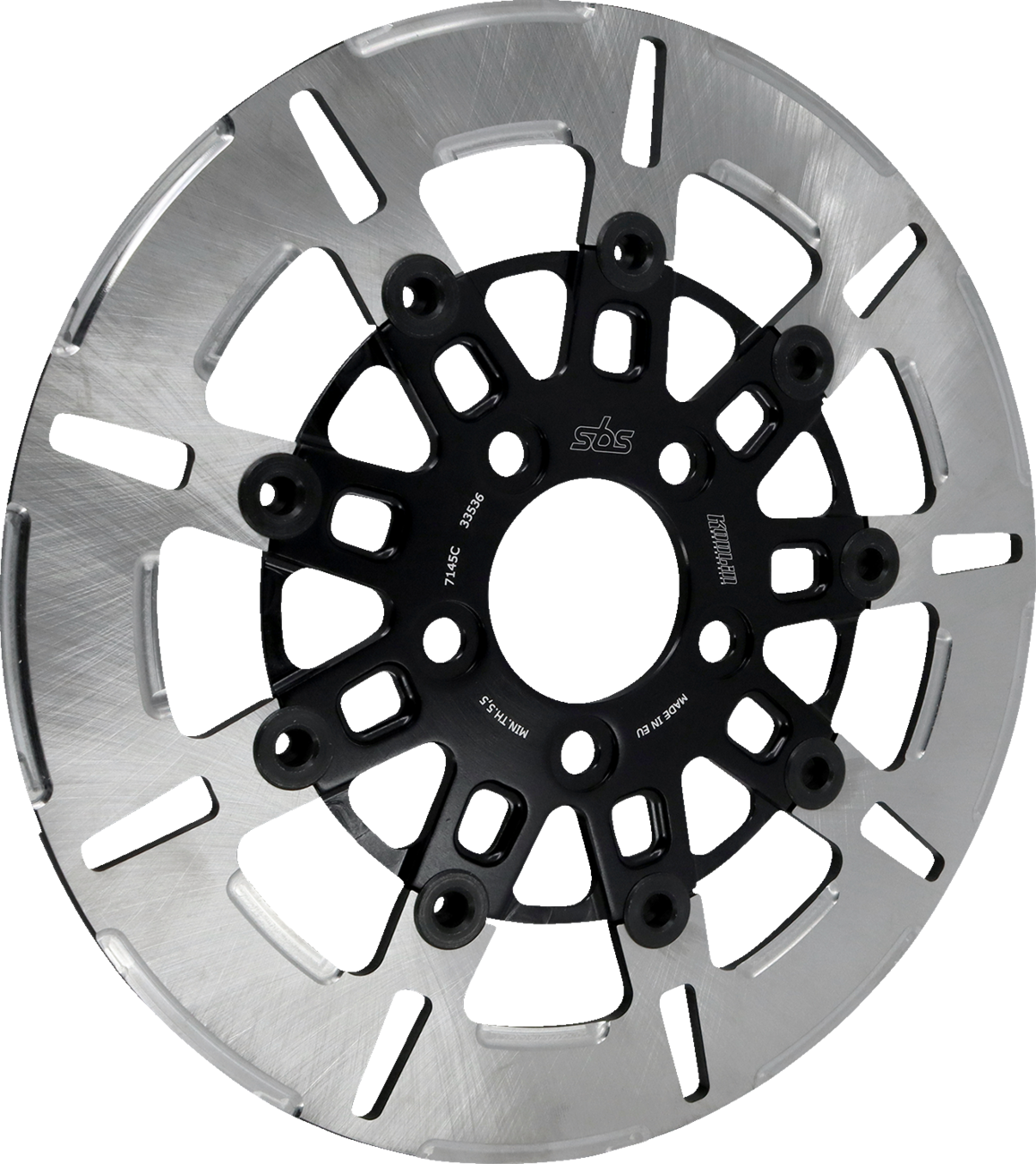 SBS Design "C" Straight 9-Spoke Brake Rotor 7145C — image 2