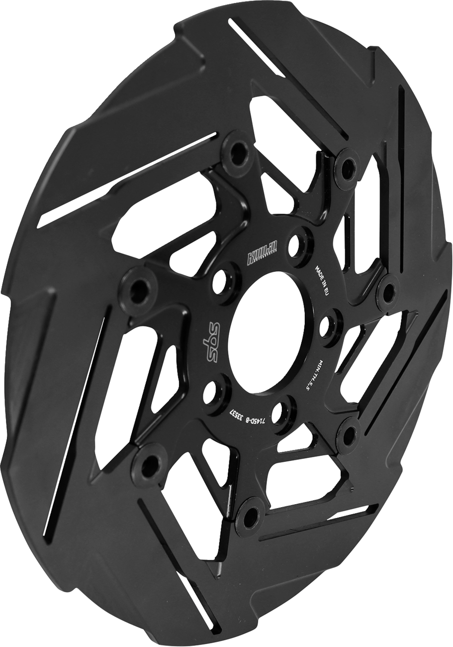 SBS Design "D" Slasher 7-Spoke Brake Rotor 7145D-B — image 2