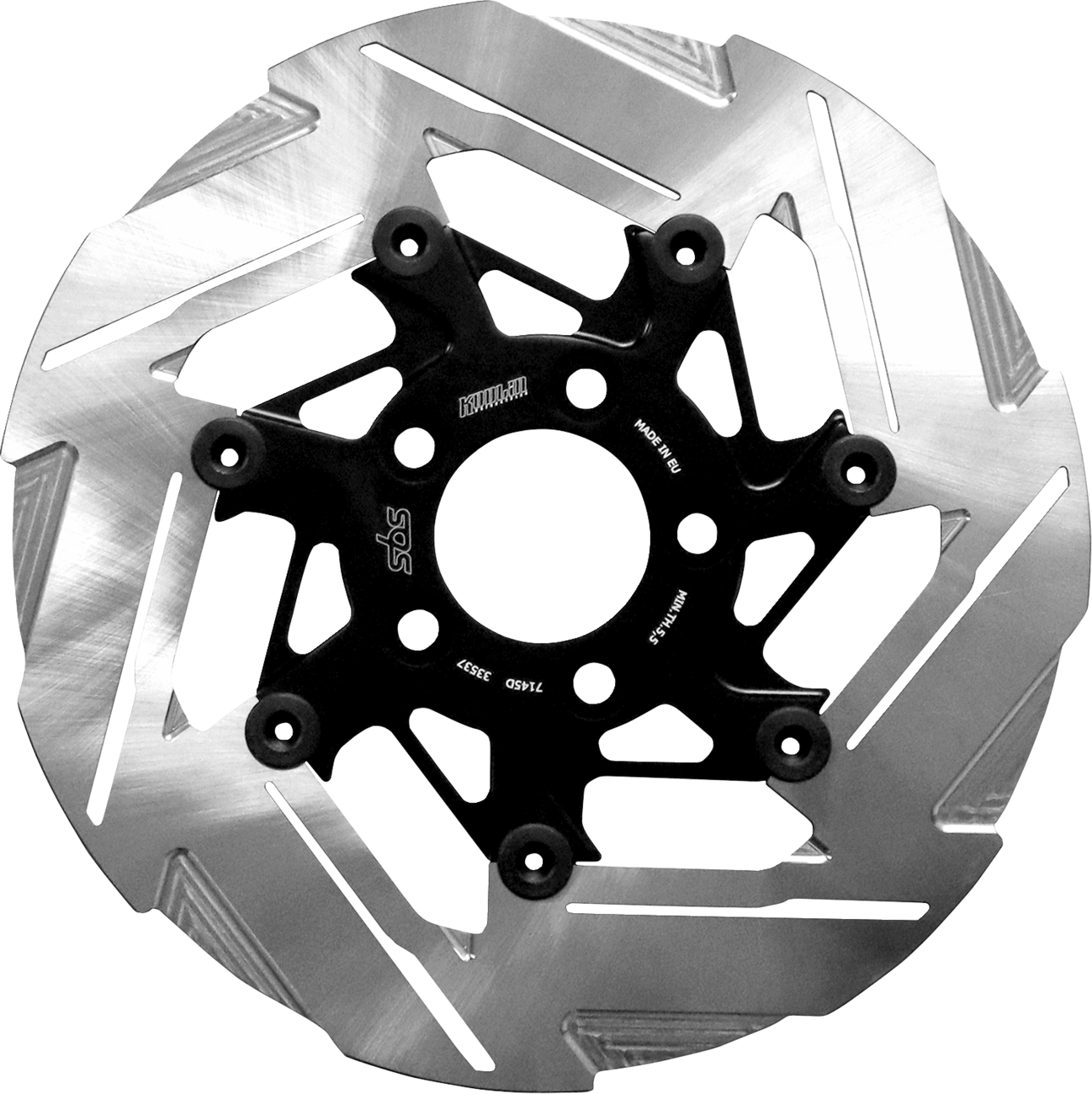SBS Design "D" Slasher 7-Spoke Brake Rotor 7145D — image 1