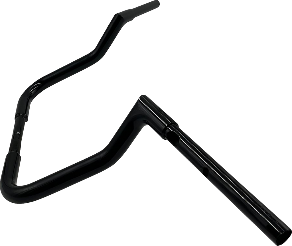 FAT BAGGERS INC. 1-1/4" EZ Install Flat Top Handlebar - 11" - Black 745011-B — image 2
