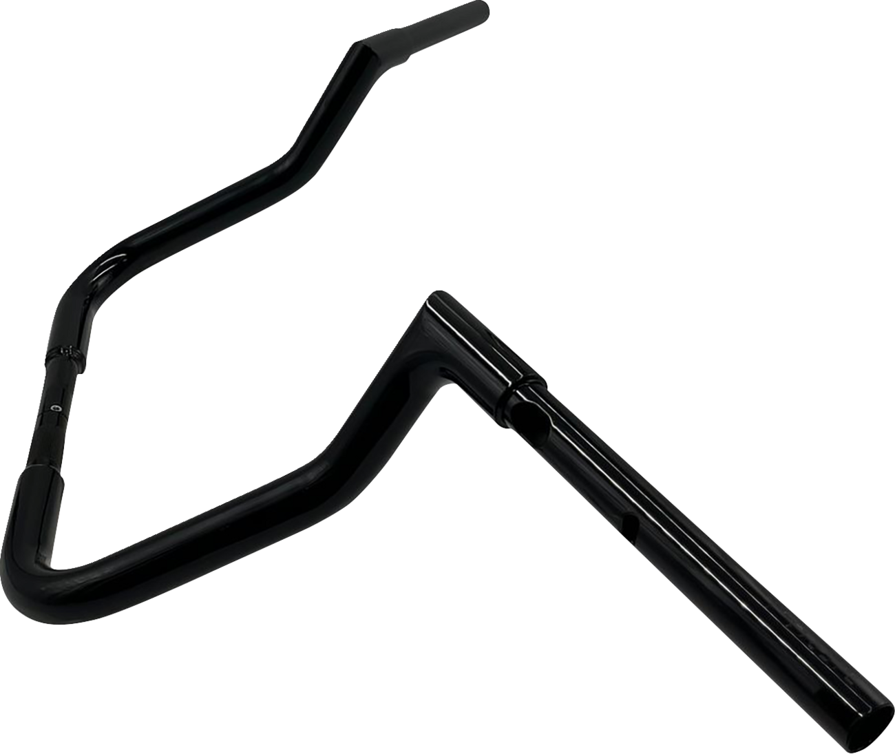 FAT BAGGERS INC. 1-1/4" EZ Install Flat Top Handlebar - 11" - Black 745011-B — image 2