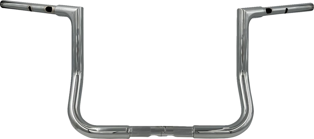 FAT BAGGERS INC. 1-1/4" EZ Install Flat Top Handlebar - 12" - Chrome 745012 — image 1