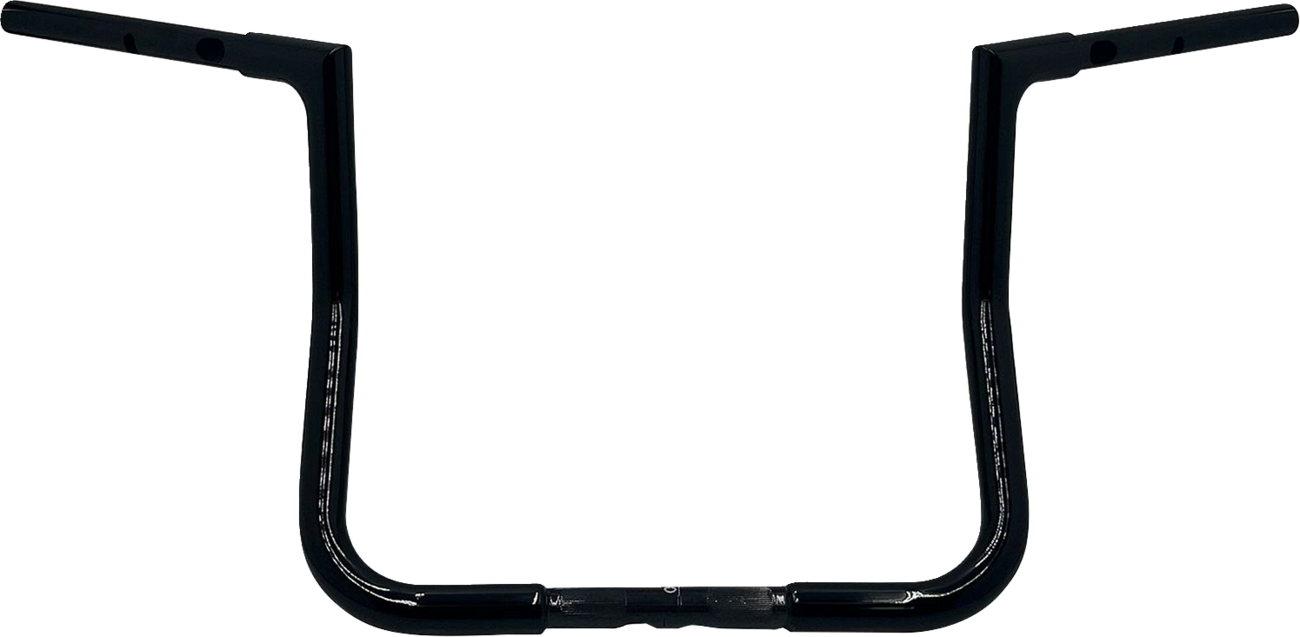 FAT BAGGERS INC. 1-1/4" EZ Install Flat Top Handlebar - Reduced Reach - 13" - Black 745013-B — image 1