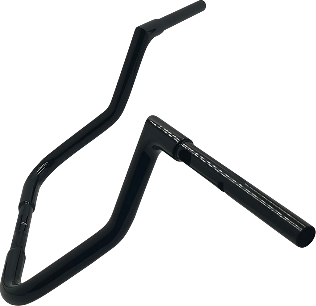 FAT BAGGERS INC. 1-1/4" EZ Install Flat Top Handlebar - Reduced Reach - 13" - Black 745013-B — image 2