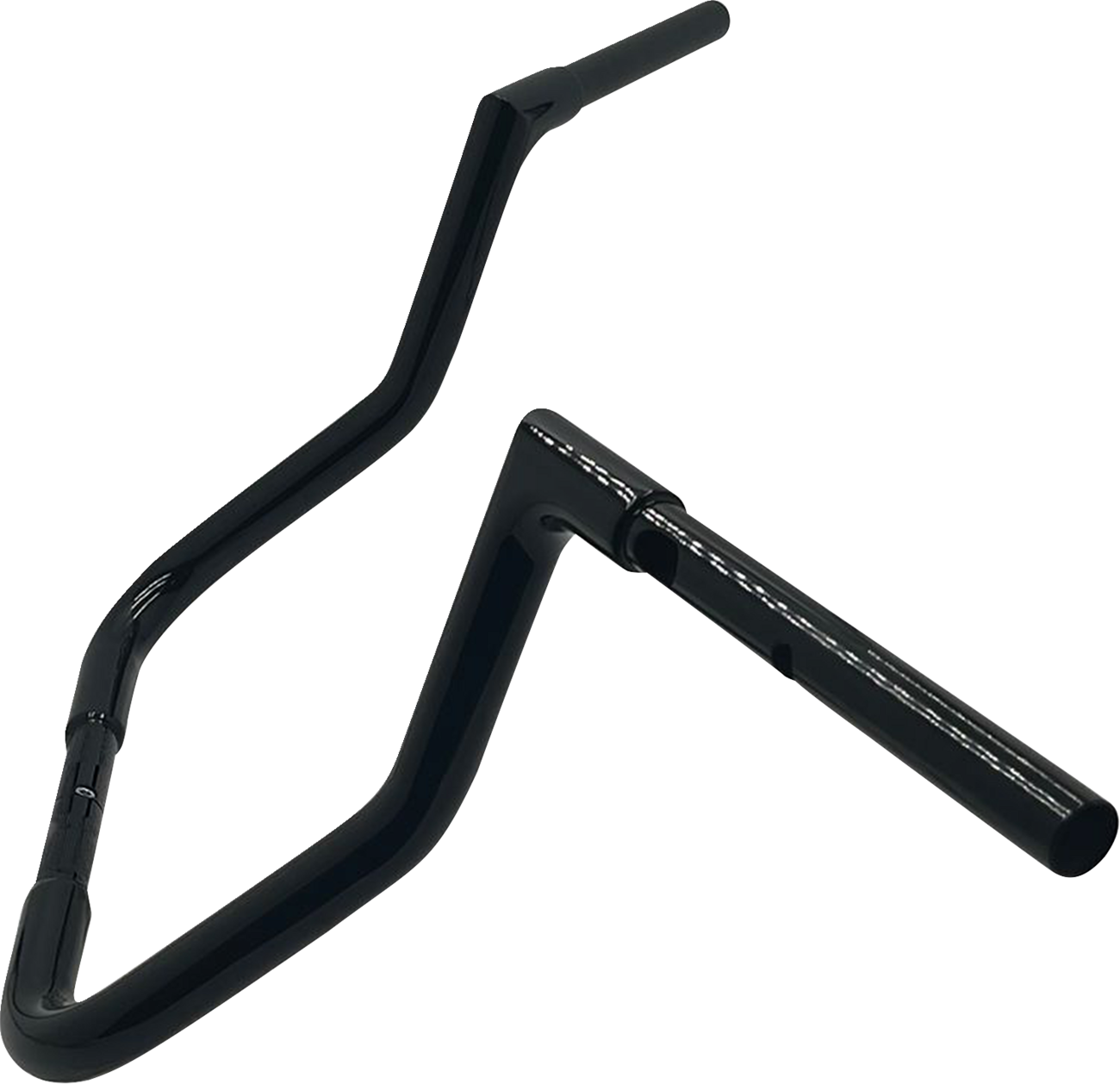 FAT BAGGERS INC. 1-1/4" EZ Install Flat Top Handlebar - Reduced Reach - 13" - Black 745013-B — image 2