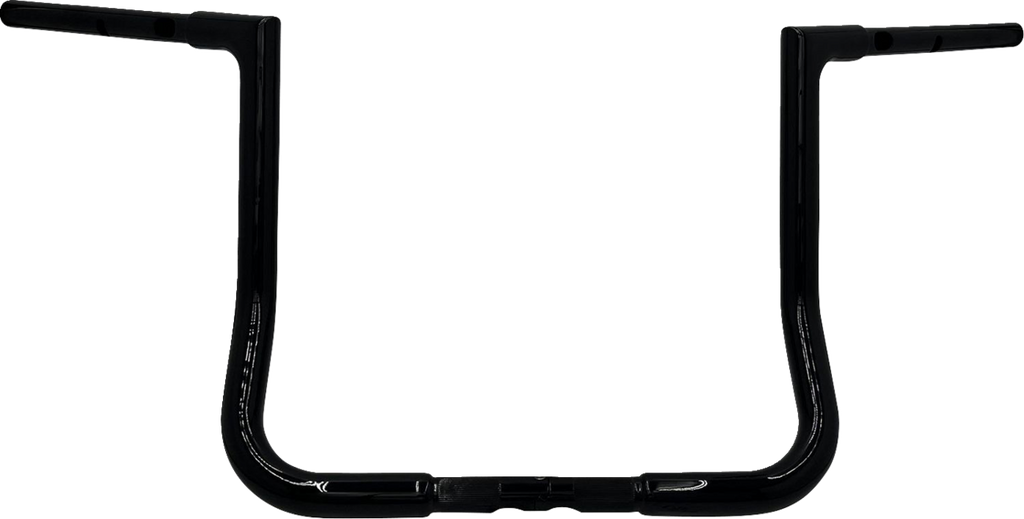 FAT BAGGERS INC. 1-1/4" EZ Install Flat Top Handlebar - 14" - Black 745014-B — image 1