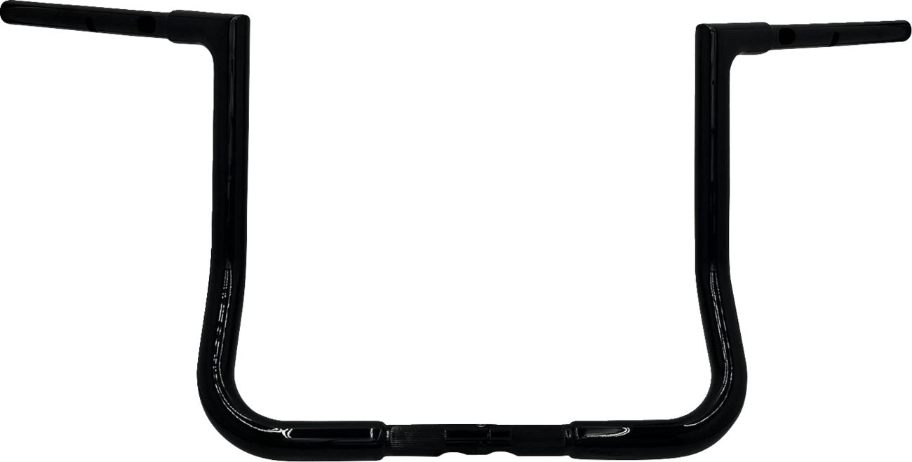 FAT BAGGERS INC. 1-1/4" EZ Install Flat Top Handlebar - 14" - Black 745014-B — image 1