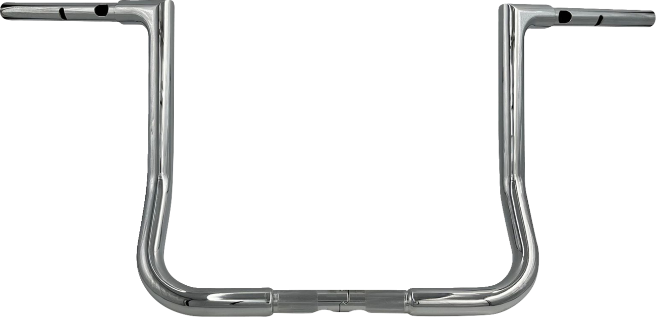 FAT BAGGERS INC. 1-1/4" EZ Install Flat Top Handlebar - 14" - Chrome 745014 — image 1
