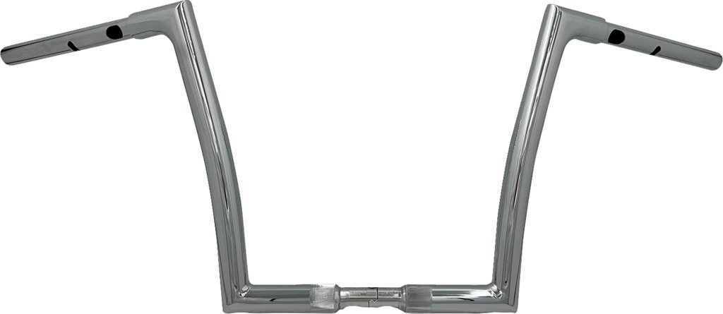 FAT BAGGERS INC. 1-1/4" EZ Install Flat Top Handlebar - 12" - Chrome 748012 — image 1
