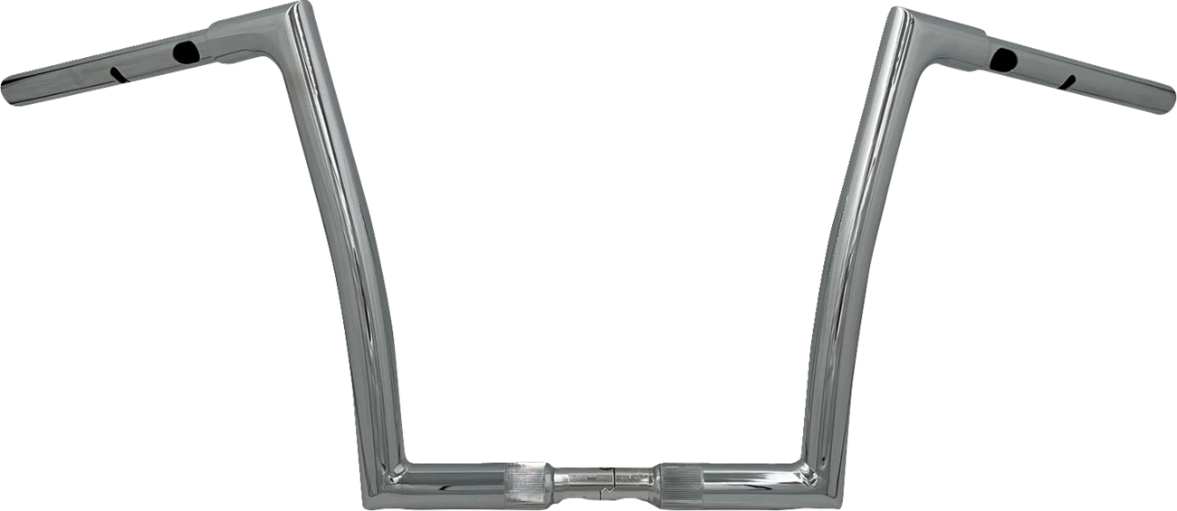 FAT BAGGERS INC. 1-1/4" EZ Install Flat Top Handlebar - 12" - Chrome 748012 — image 1