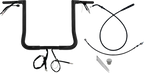 FAT BAGGERS INC. EZ Install Wired Handlebar Kit - 1-1/4" - Flat Top - 16" - Black 749016-B — image 1