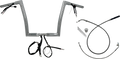 FAT BAGGERS INC. 1-1/4" EZ Install Flat Top Handlebar - 12" - Chrome 749912 — image 1