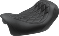 MUSTANG Forward Wide Tripper Solo Seat - Diamond - Black - FXDF '14-'17 75038 — image 1