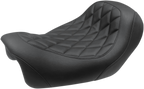 MUSTANG Forward Wide Tripper Solo Seat - Diamond - Black - FXDF '14-'17 75038 — image 1