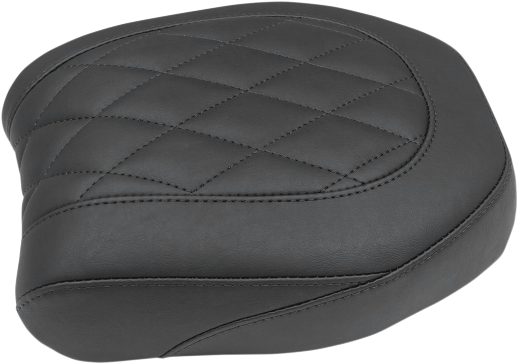MUSTANG Wide Tripper Rear Seat - Diamond - Black - FXDF '14-'17 75039 — image 1