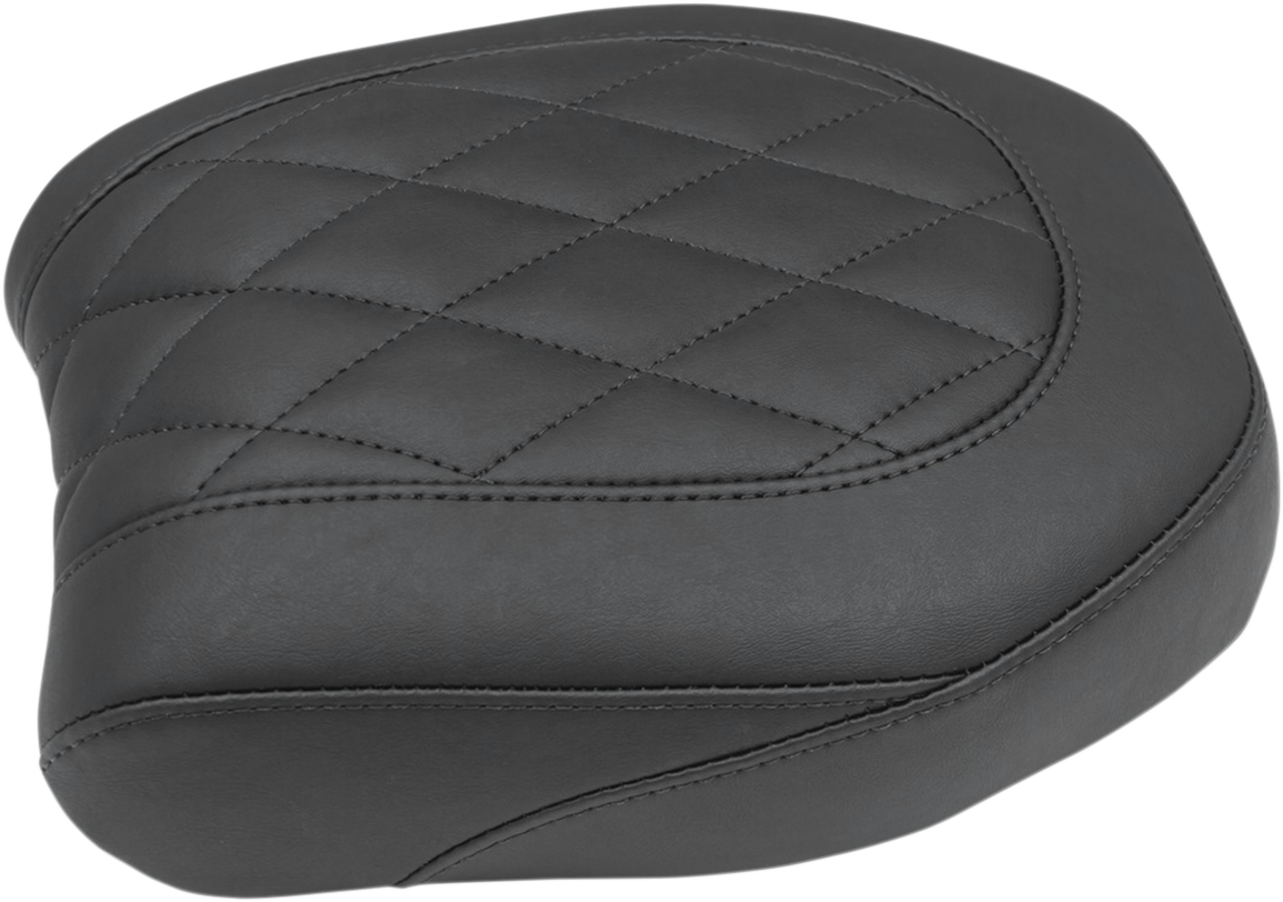 MUSTANG Wide Tripper Rear Seat - Diamond - Black - FXDF '14-'17 75039 — image 1