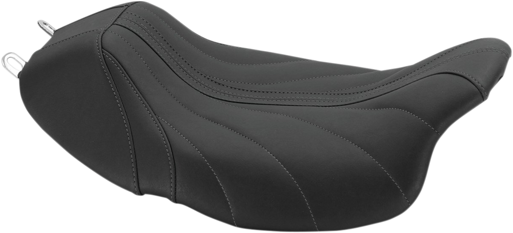 MUSTANG Revere Solo Seat - Gravity - Gray Stitched - FL '08-'25 75059GM — image 1