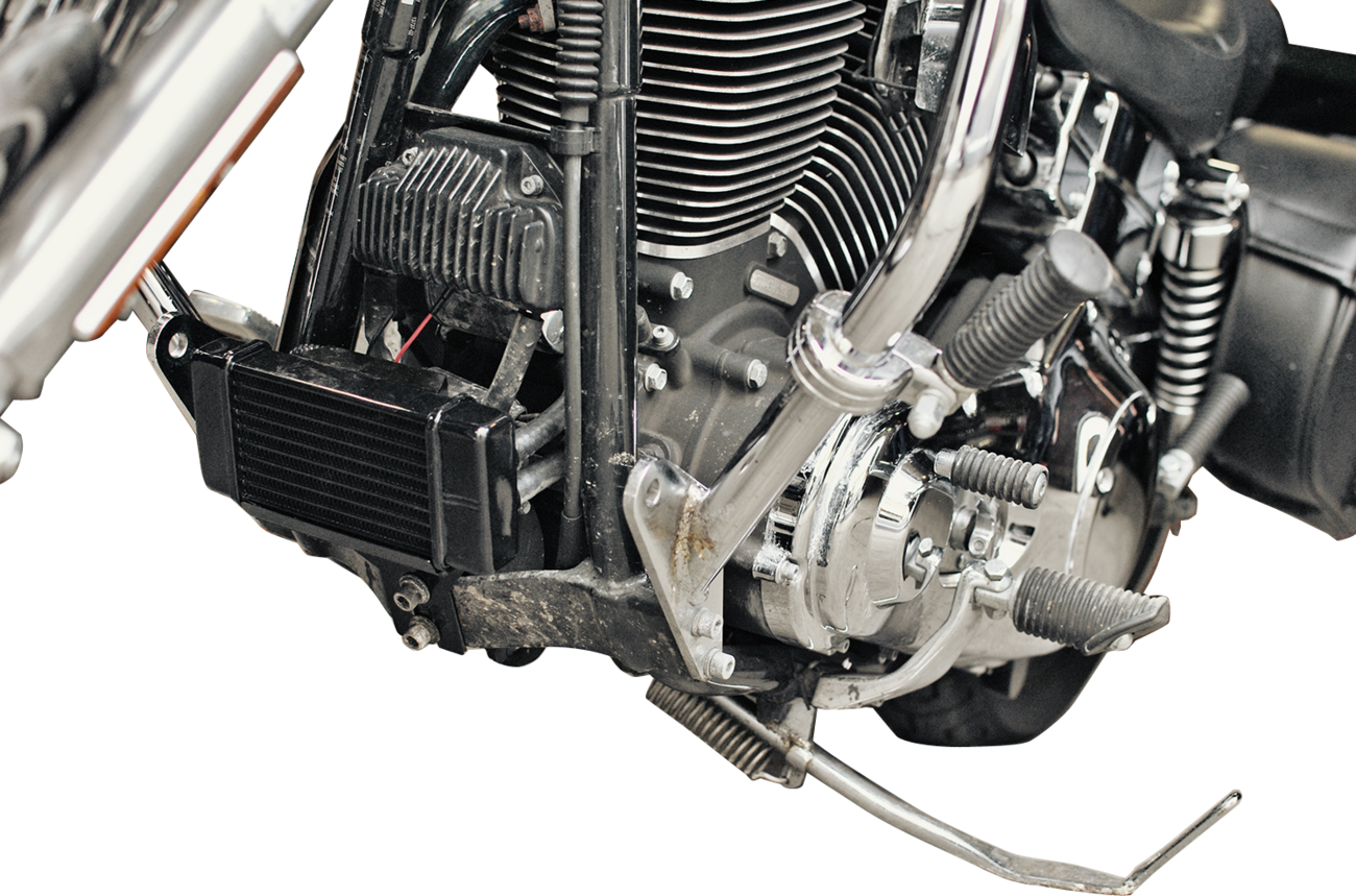 JAGG OIL COOLERS Fan-Assisted Oil Cooler Kit - Low Mount - Dyna — image 2