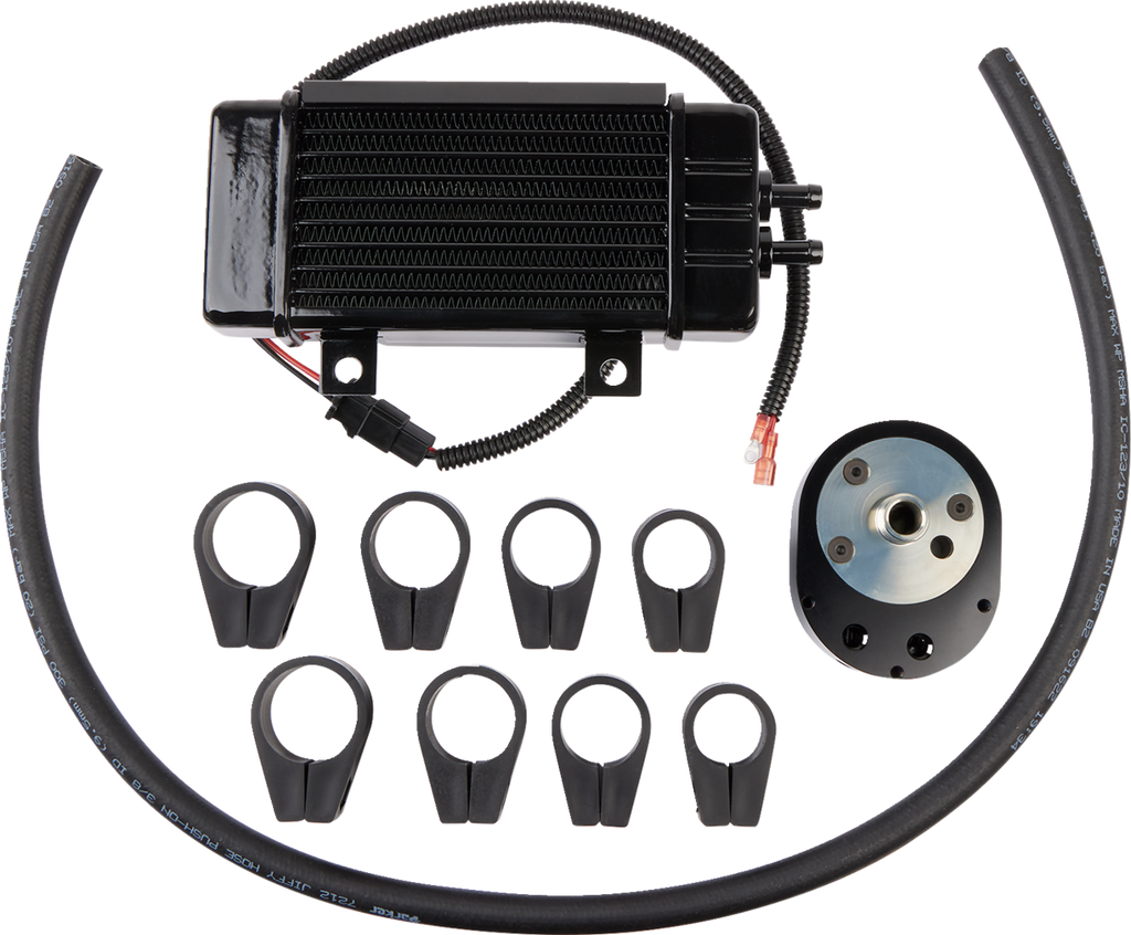 JAGG OIL COOLERS Fan-Assisted Oil Cooler Kit - Vertical — image 1