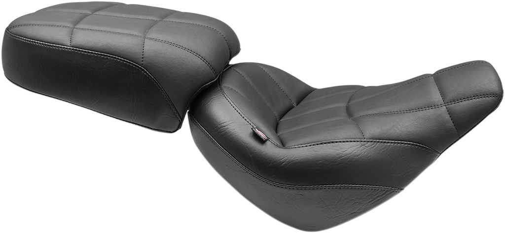 MUSTANG Solo Touring Seat - Cube Stitch - FXBB/S '18-'25 75160 — image 1