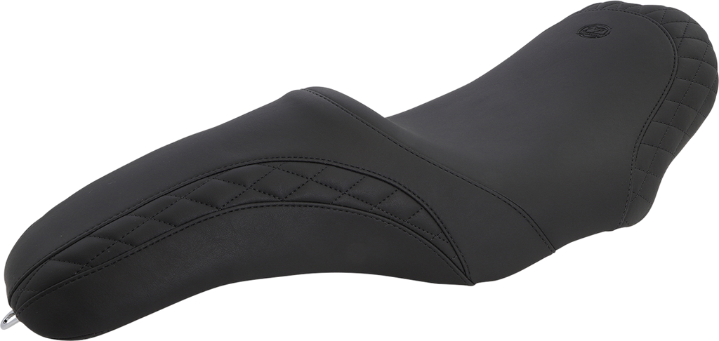 MUSTANG Seat - Tripper Fastback™ - Stitched w/ Small Diamond-Stitched Inlays - Black - FL '08-'25 75269 — image 1