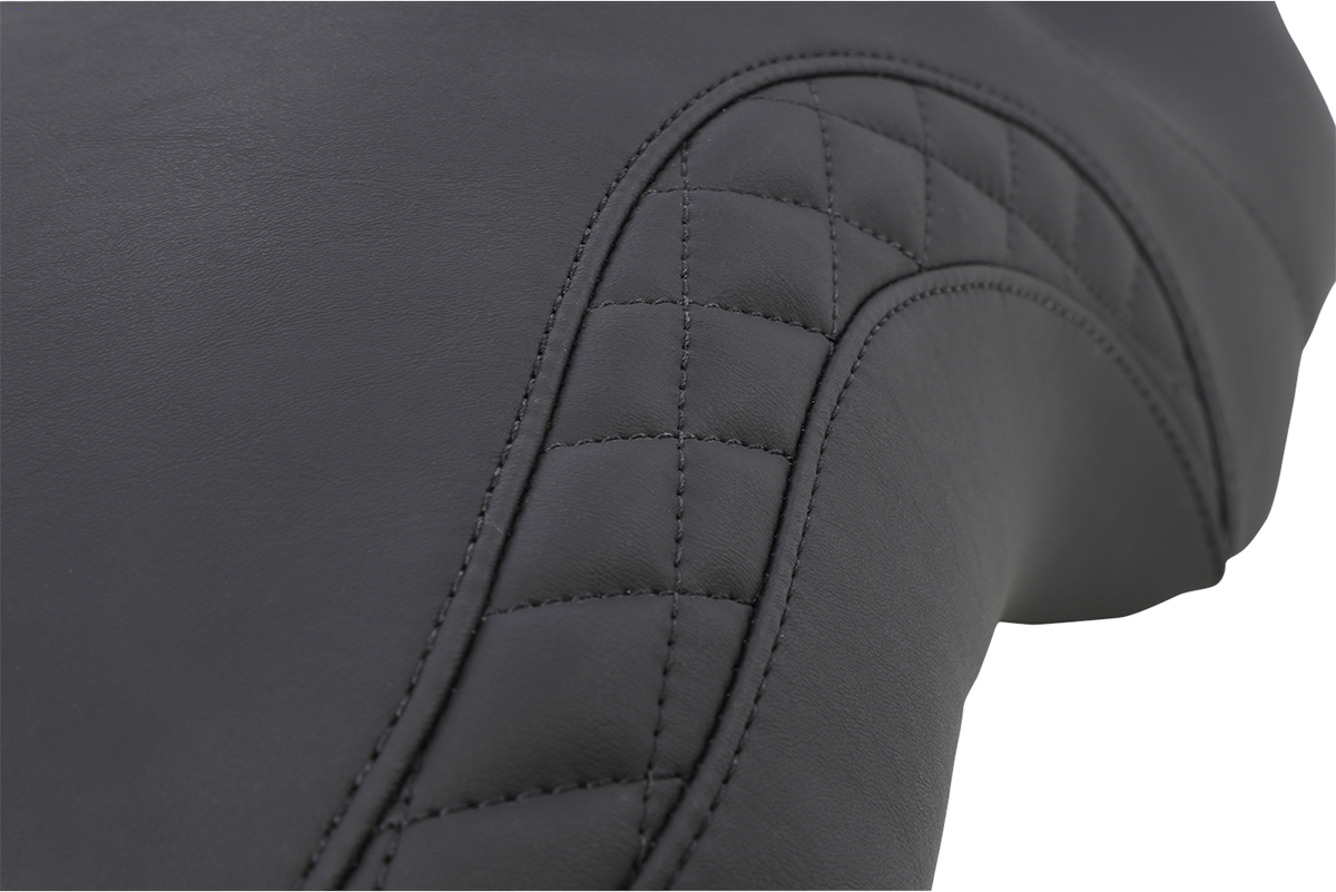 MUSTANG Seat - Tripper Fastback™ - Stitched w/ Small Diamond-Stitched Inlays - Black - FL '08-'25 75269 — image 3