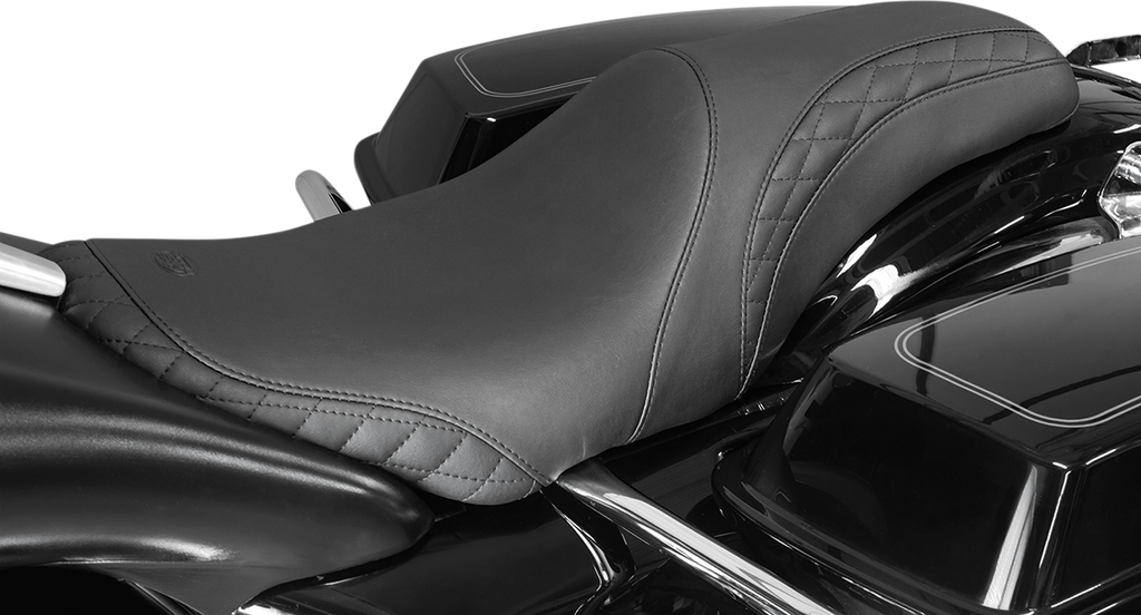 MUSTANG Seat - Tripper Fastback™ - Stitched w/ Small Diamond-Stitched Inlays - Black - FL '08-'25 75269 — image 4
