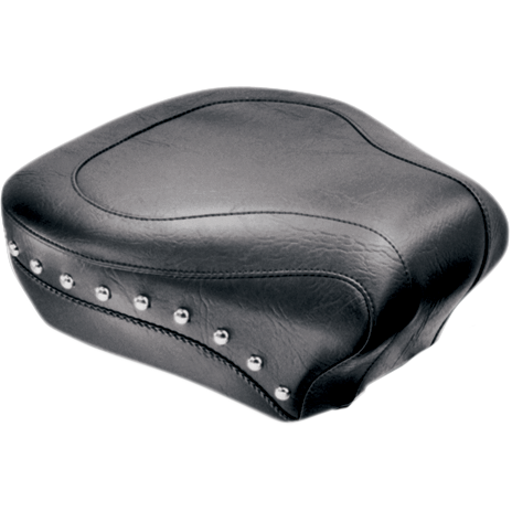 MUSTANG Wide Rear Seat - Studded - Black - Softail '84-'99 75509 — image 1