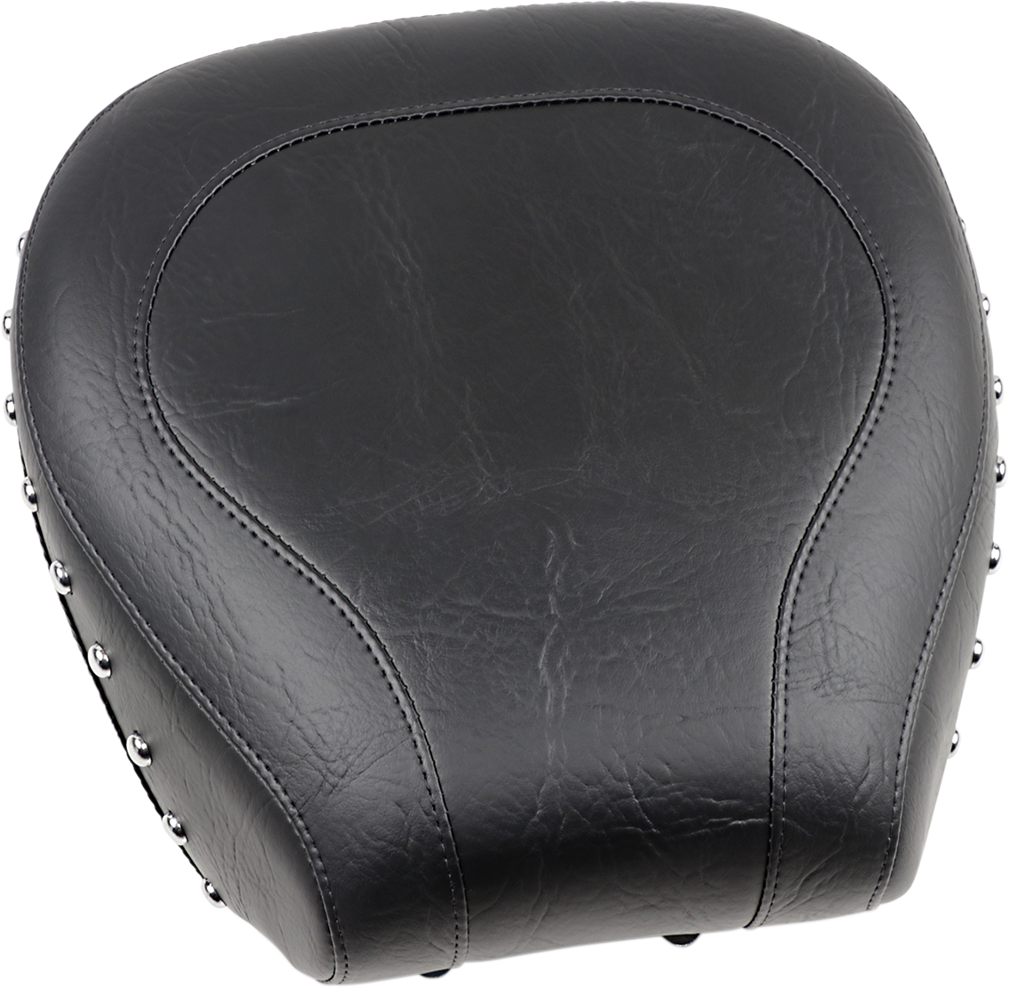 MUSTANG Wide Rear Seat - Studded - Black - Softail '84-'99 75509 — image 2