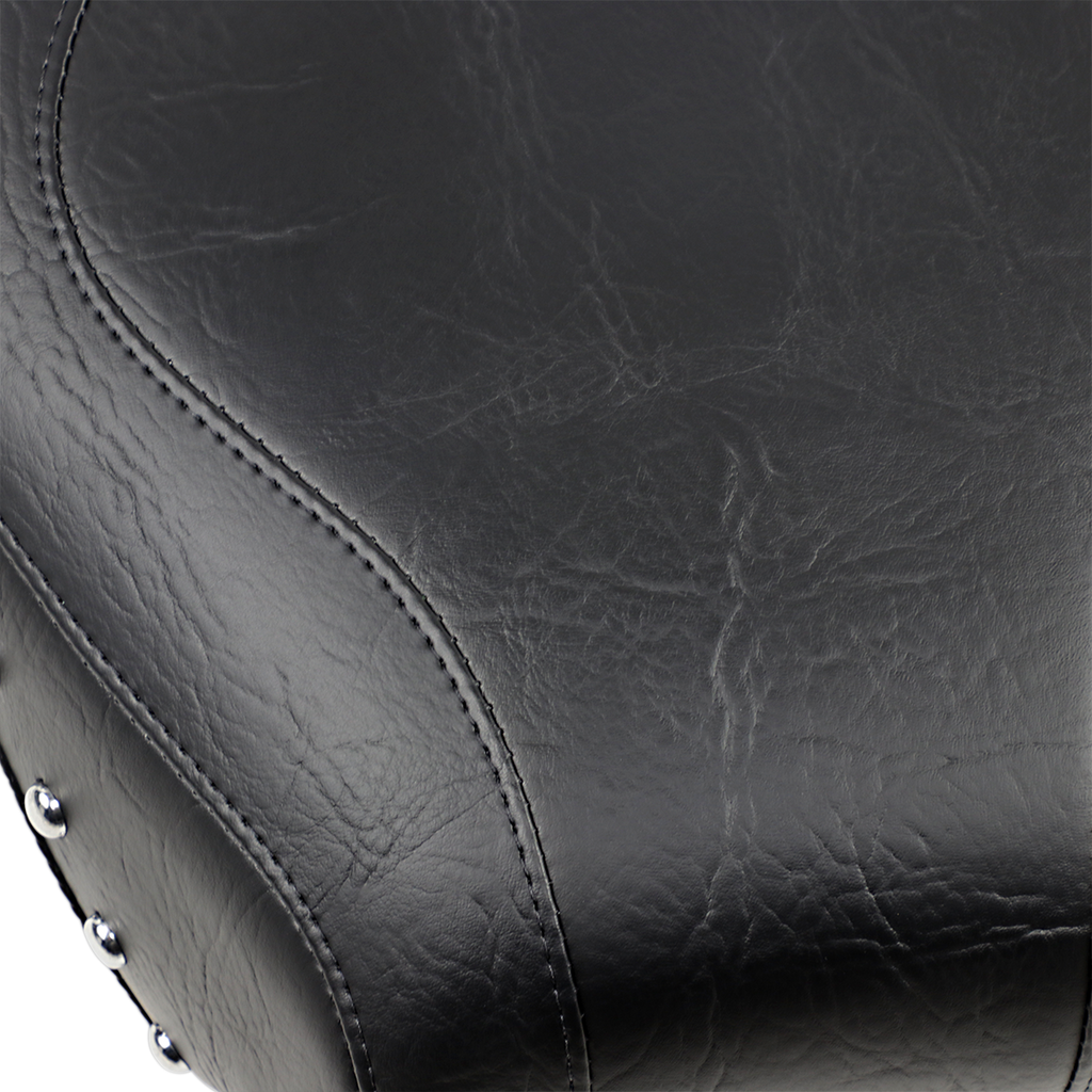 MUSTANG Wide Rear Seat - Studded - Black - Softail '84-'99 75509 — image 3