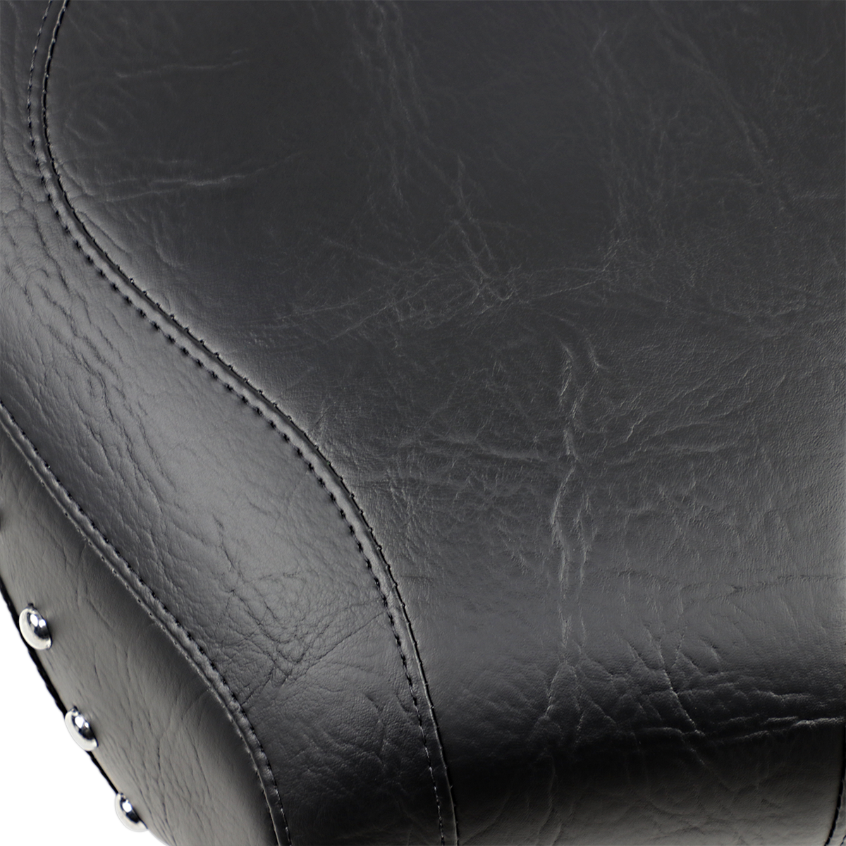 MUSTANG Wide Rear Seat - Studded - Black - Softail '84-'99 75509 — image 3