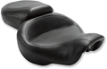 MUSTANG Vintage Style Seat - Wide - Smooth - Black - Dyna 75535 — image 1