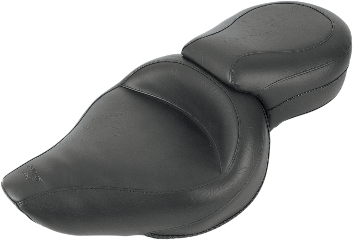 MUSTANG Vintage Style Seat - Wide - Smooth - Black - Dyna 75680 — image 3