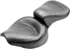MUSTANG Vintage Style Seat - Wide - Smooth - Black - FX/FL 75734 — image 1