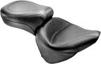 MUSTANG Vintage Style Seat - Wide - Smooth - Black - Softail 75735 — image 1