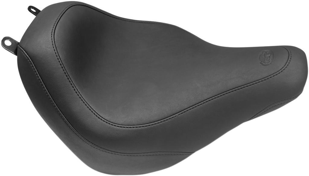 MUSTANG Seat - Wide Tripper™ Solo - without Backrest - Smooth - Black - FLDE/FLHC '18-'25 75882 — image 1