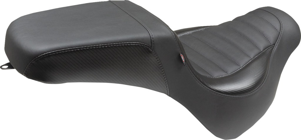MUSTANG Squareback Seat - Black - Tuck-n-Roll - Fat Bob '18-'23 76005 — image 2